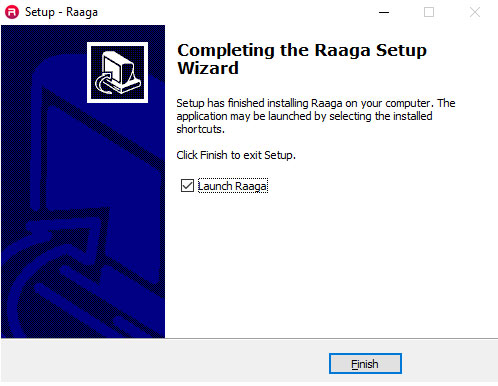 Raaga windows installer