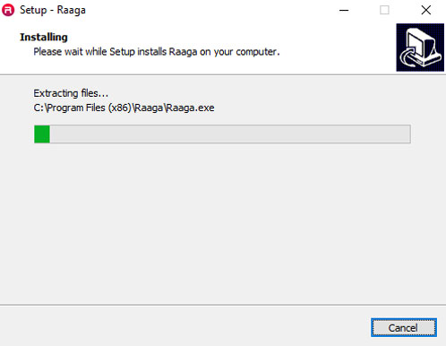 Raaga windows installer