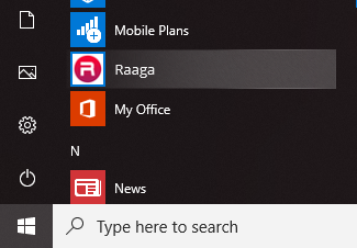 Raaga windows installer